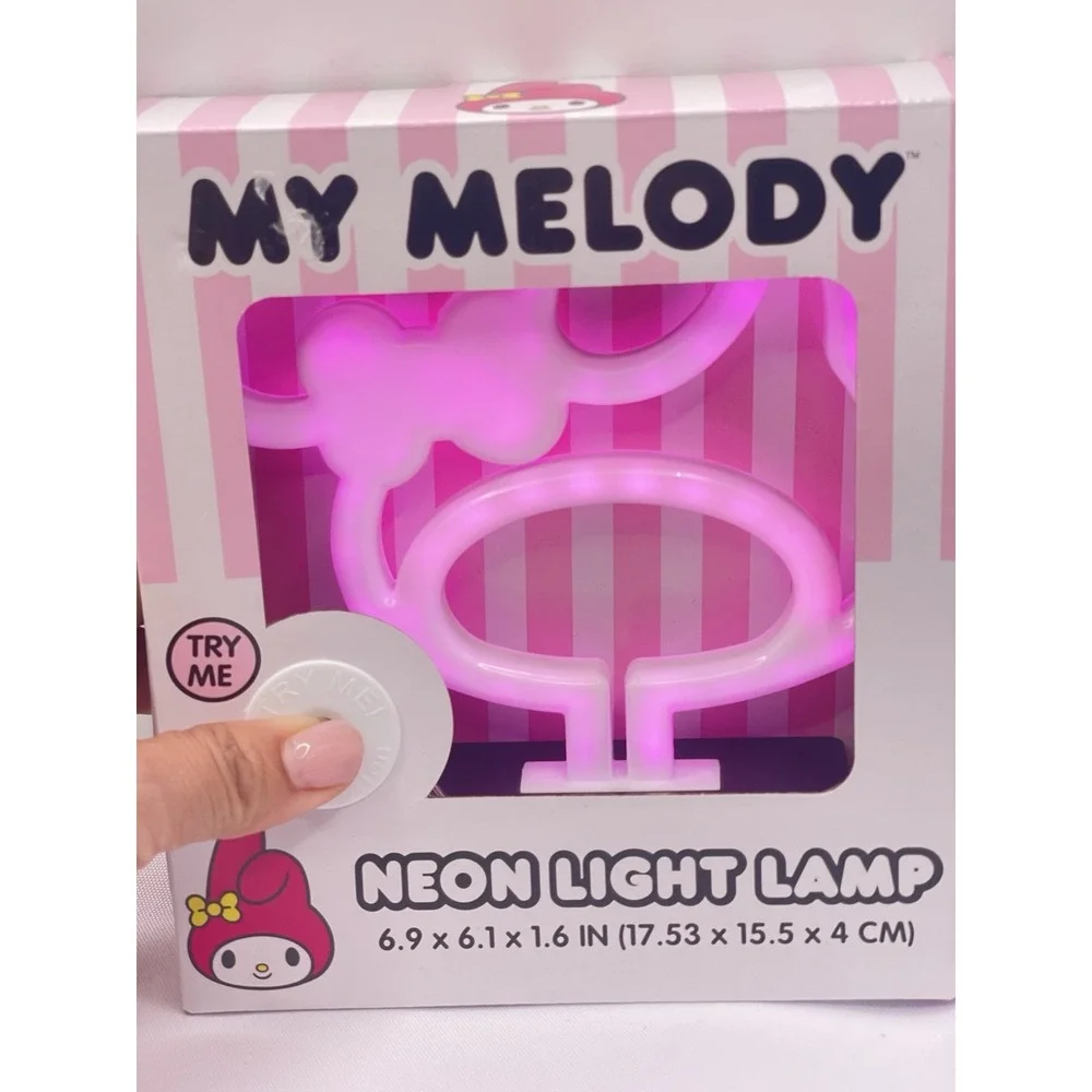 Hello Kitty And Friends My Melody 6.5 Inch LED Neon Mood Light‎ Brand New BinZ
